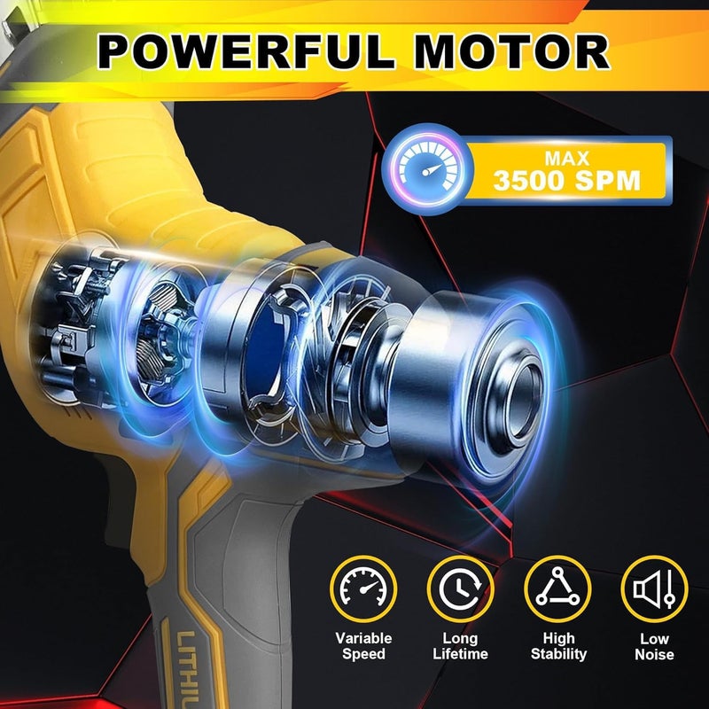RAYLEEY Cordless Reciprocating Saw Compatible with Dewalt 20V MAX Battery, 0-3500 SPM, Variable Speed Trigger, One-Handed, Keyless Blade Clamp, Tool Only - Image 3